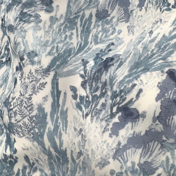 Old Navy Womens Sleeveless High-Low Dress Sz L Coral Print Tropical Beach Lined - Picture 10 of 10